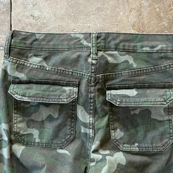 William Rast Jane Skinny Camo Cargo Pants Jeans Size 27 x 30 - Picture 7 of 11